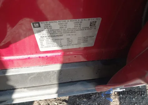 2018 GMC Terrain Denali из США, поврежденный, VIN 3GKALSEX5JL242966